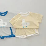 【73-100】セットアップ ベビー ダック柄 かわいい - 画像 (14)