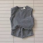 【73-120】セット 薄手 チェック柄 半袖 ノースリーブ - 画像 (10)