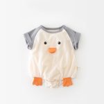 【66-90】ロンパース キュート ペンギン ベビー服 - 画像 (4)