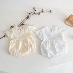 【66-90】ロンパース フラワー刺繡 可愛い - 画像 (12)