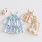 【73-120】キャミセットアップ ベビー 女の子 花柄 - 画像 (7)