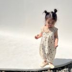 【80-130】サロペット ドットorシンプル 可愛い - 画像 (7)