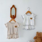 【66-100】セットアップ クマ 刺繡 柔らかい - 画像 (10)