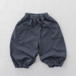 【80-130】パンツ 無地 ウエストゴム バルーンパンツ - 画像 (5)