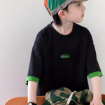 【100-170】半袖Tシャツ 男の子 シンプル トレンド