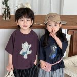 【80-140】半袖Tシャツ ねこ柄プリント ビッグシルエット - 画像 (20)