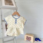 【66-100】セットアップ 可愛い クマ柄 コットン 可愛い - 画像 (14)