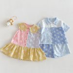 【73-120】セットアップ or ワンピース おしゃれ カラーバリ - 画像 (6)