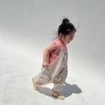 【80-130】サロペット ドットorシンプル 可愛い - 画像 (5)