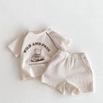 【66-100】セットアップ wild and free ワッフル - 画像 (3)