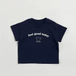 【80-160】半袖 Tシャツ ベビー キッズ服 熊柄 英字 - 画像 (9)