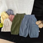 【73-120】パンツ カラフル 冷房対策 ルームパンツ - 画像 (9)