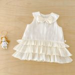 【73-120】ワンピース蝶結びクリームケーキ - 画像 (3)