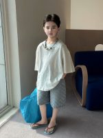【100-170】ショートパンツ カジュアル デニム ゆったり ファッション 五分丈 - 画像 (5)