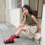【80-130】スカート 女の子 花柄 おしゃれ 合わせやすい - 画像 (4)