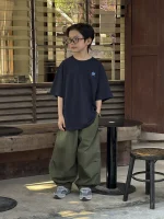 【90-160】Tシャツ スポーツ風 カジュアル プリント 男の子 - 画像 (4)