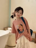 【100-160】Tシャツ 親サイズ プリント カジュアル 女の子 半袖 - 画像 (5)
