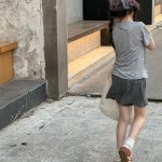 【80-130】ショートパンツ 女の子 英字 プリント シンプル - 画像 (4)
