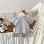 【73-100】半袖Tシャツorショートパンツ ベビー カートゥーン かわいい - 画像 (5)