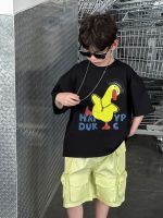 【90-160】Tシャツ 半袖 ラウンドネック プリント ダック柄 - 画像 (5)