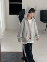 【100-160】ズボン ファスナー 切り替え カジュアル ゆったり パンツ - 画像 (6)