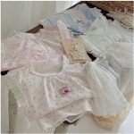 【80-130】ルームウェア レース リボン付き おしゃれ - 画像 (14)