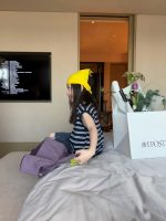 【90-150】半袖Tシャツorパンツ 女の子 ボーダー柄 韓国風 - 画像 (7)
