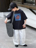 【90-160】 Tシャツ 男の子 半袖 おしゃれ 写真映え 動きやすい デイリーウェア - 画像 (3)