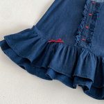 【80-120】ワンピース ベビー リボン付き ノースリープ - 画像 (8)