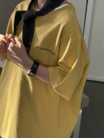 【90-160】Tシャツ 夏新作 カジュアル アルファベット プリント 男の子 - 画像 (5)