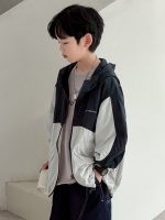 【120-170】アウター 軽い ゆったり 配色 フード付き 合わせやすい 男の子 - 画像 (6)