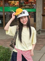【100-160】Tシャツ 夏新作 シンプル 合わせやすい 無地 女の子 - 画像 (5)
