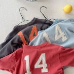 【80-130】半袖Tシャツ 女の子 刺繍 プリント シンプル - 画像 (5)