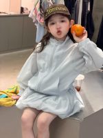 【90-150】ベストorアウター+スカート 女の子 UVカット 無地 - 画像 (14)