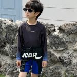 【95-160】水着 クール 長袖 セパレートスイムウェア - 画像 (4)