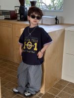 【90-160】Tシャツ プリント 半袖 ラウンドネック ゆったり 男の子 - 画像 (5)