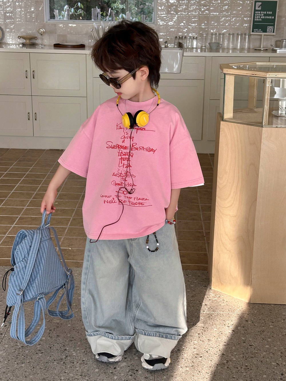 O1CN01B5ITGR21gT7rY9mn6_2217263427014-0-cib.jpg 【90-160】Tシャツ プリント カジュアル 合わせやすい 男の子 夏新作 - 画像 (1)