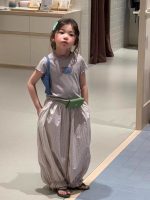 【90-150】半袖Tシャツorパンツ 女の子 フリル シンプル