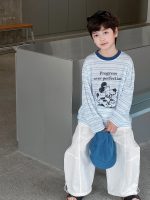 【90-160】トップス 男の子 ボーダー柄 カジュアル UV対策 - 画像 (6)