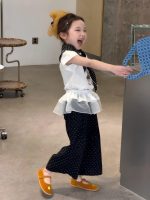 【90-150】半袖Tシャツorパンツ 女の子 ドット柄 かわいい - 画像 (4)