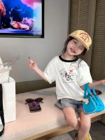 【90-150】半袖Tシャツ 女の子 かわいい 合わせやすい