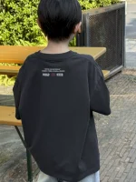 【90-160】男の子 半袖Tシャツ 落書き柄 カジュアル ゆったり ラウンドネック - 画像 (6)