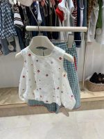 【90-140】トップスorパンツ 女の子 チェック柄 ノースリープ - 画像 (5)