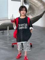 【100-150】ショートパンツ ヒョウ柄 ゆったり 合わせやすい 夏新作 - 画像 (4)