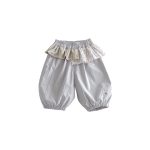 【73-100】パンツ フリル 切り替え スウィート - 画像 (6)