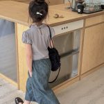 【80-130】半袖Ｔシャツ 女の子 フリル付き パフスリーブ - 画像 (4)