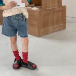 【80-130】ショートパンツ 女の子 デニム ファッション - 画像 (4)