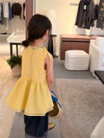 【100-160】ベスト 韓国風 シンプル スウィート ノースリーブ 薄手 女の子 - 画像 (6)