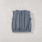 【73-130】 トップスorパンツ デニム 無地 シンプル - 画像 (9)
