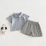 【73-100】半袖Tシャツorショートパンツ ベビー カートゥーン かわいい - 画像 (3)